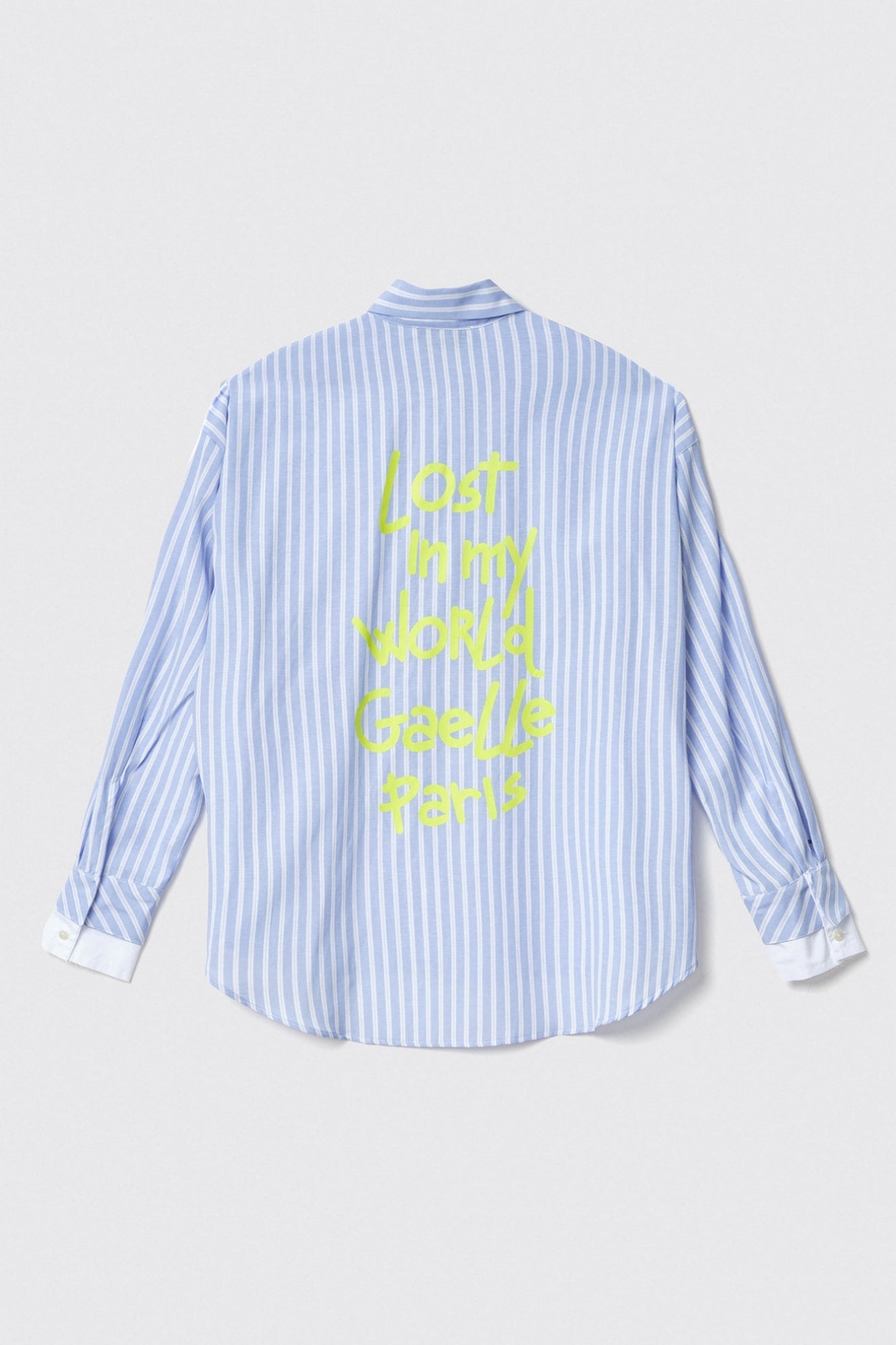 Camicia con doppio polsino in popeline bastonetto - Gaëlle