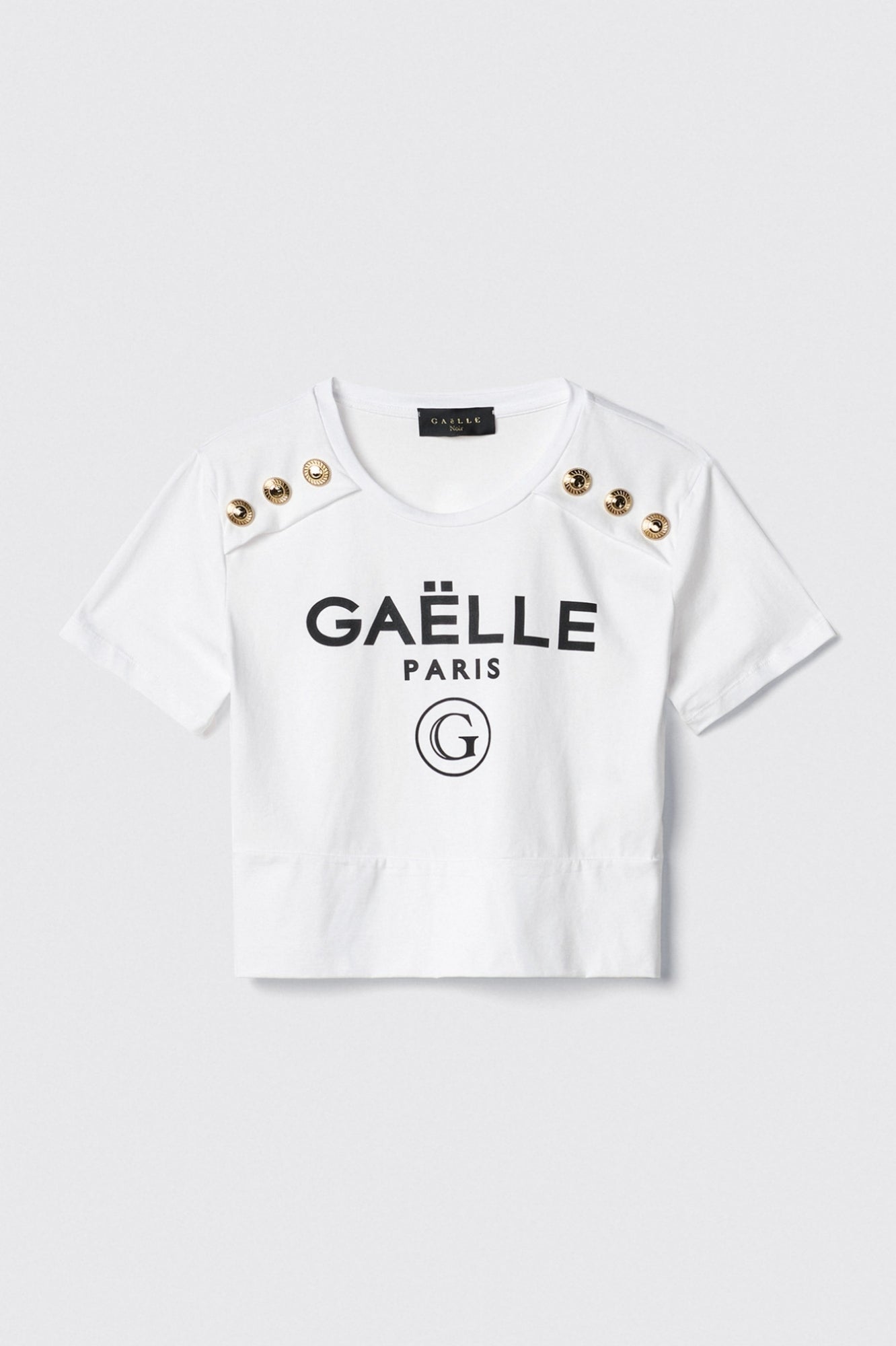 T-shirt crop paricollo - Gaëlle