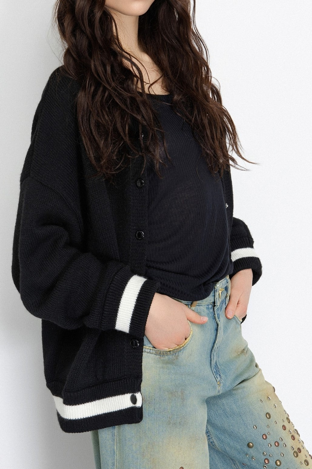 Bomber In Maglia Con Applicazioni Sul Retro- Gaëlle Paris