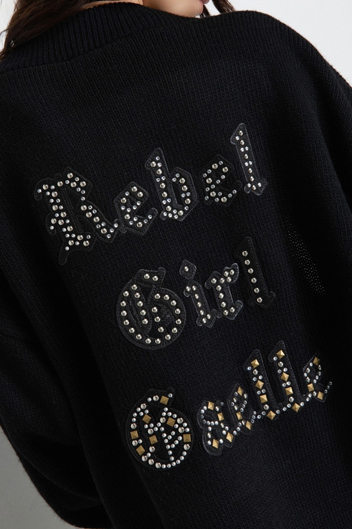 Bomber In Maglia Con Applicazioni Sul Retro- Gaëlle Paris
