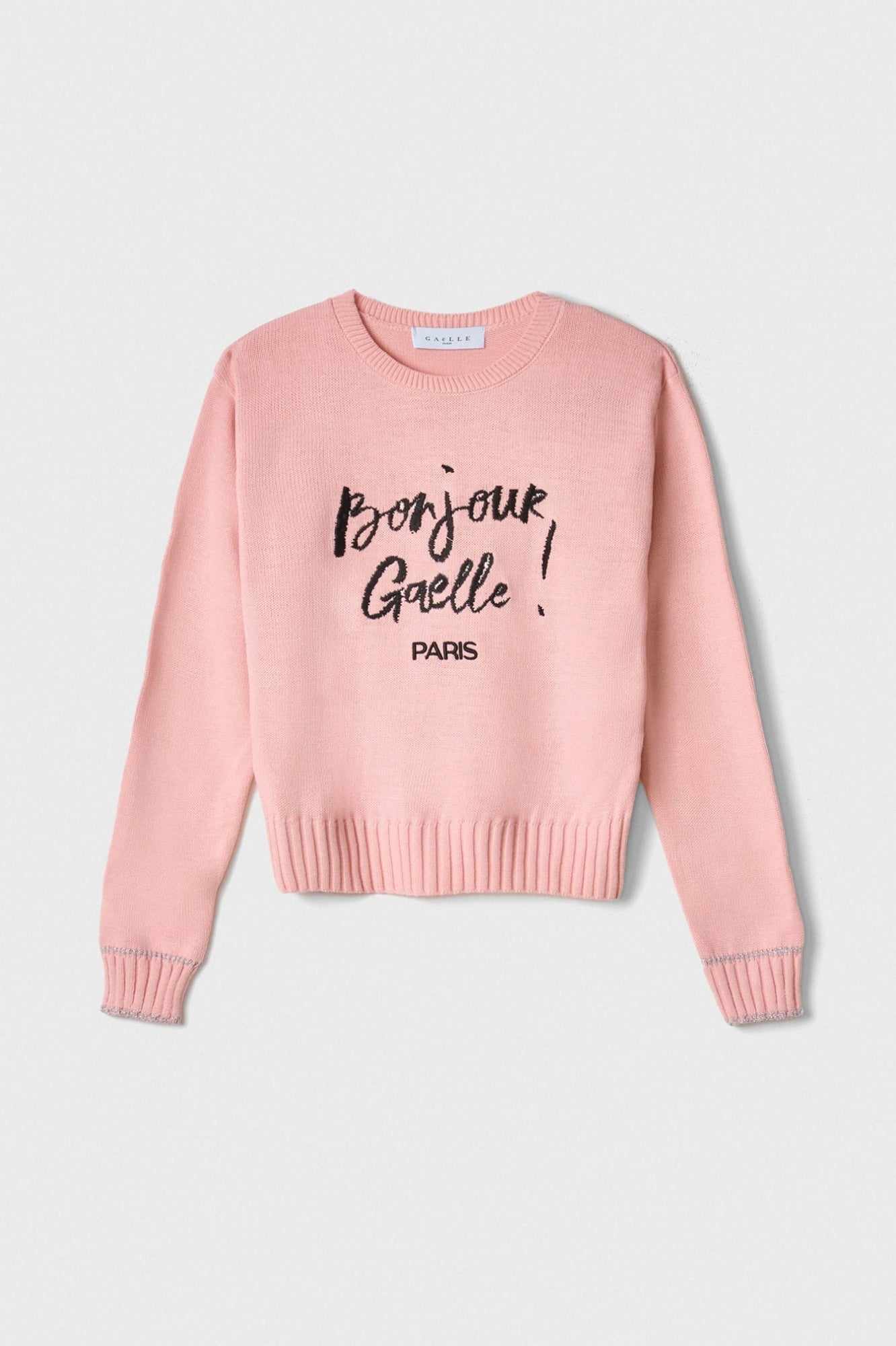 Pullover In Maglia Rasata Con Ricamo Sul Davanti - Gaëlle Paris