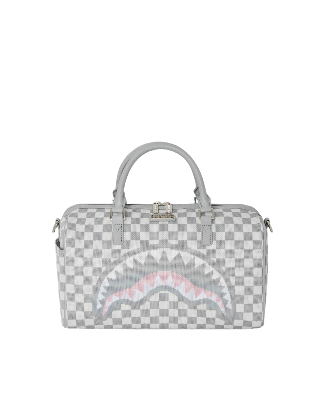 Bauletto knit shark in paris in cream mini duffle - Sprayground