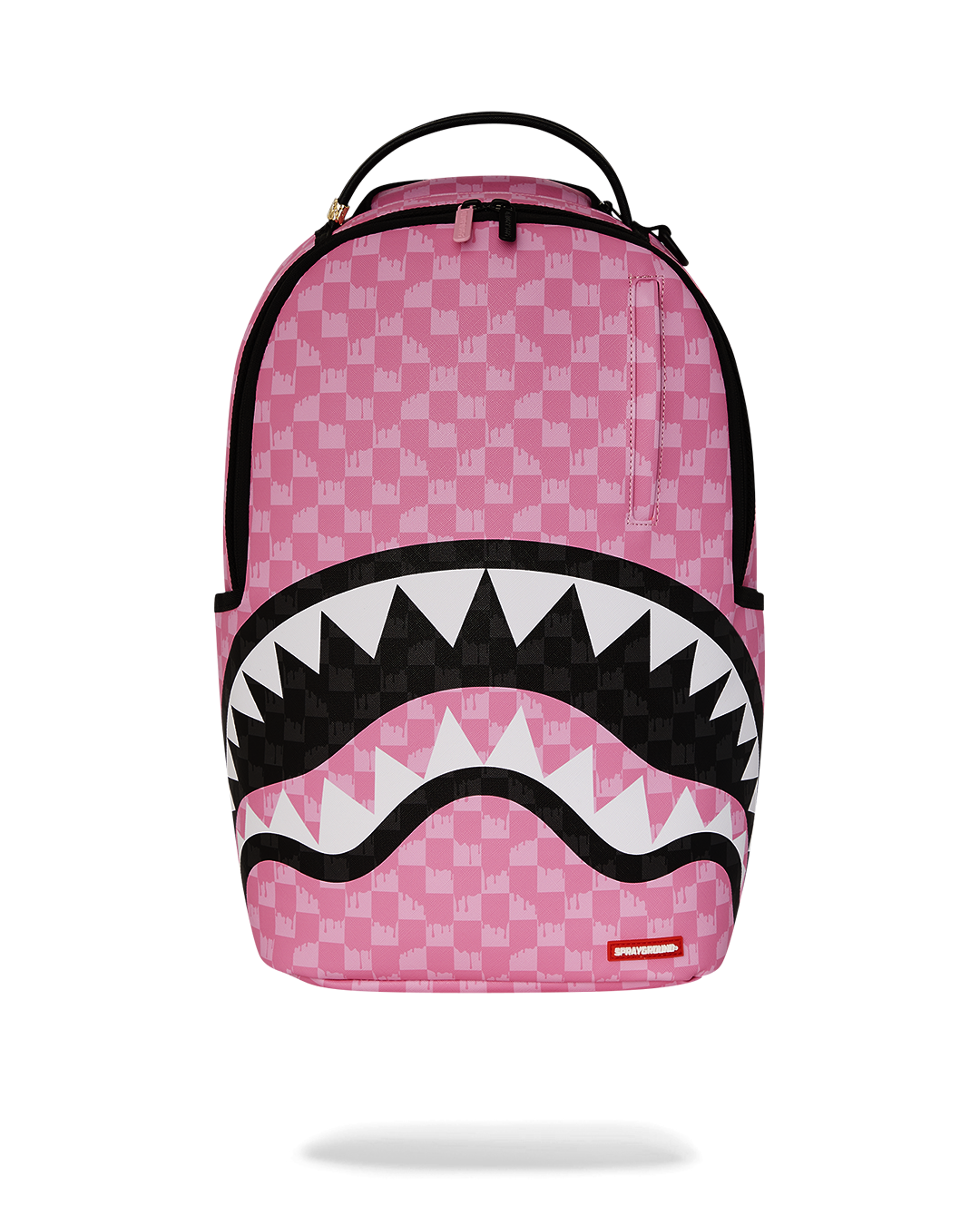 Zaino PINK AND BLACK DRIP CHECK DLXSV BACKPACK - Sprayground