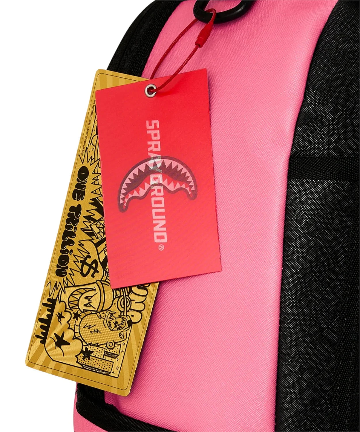 Zaino Sprayground Shark Central Pink Embroidered Shark Backpack
