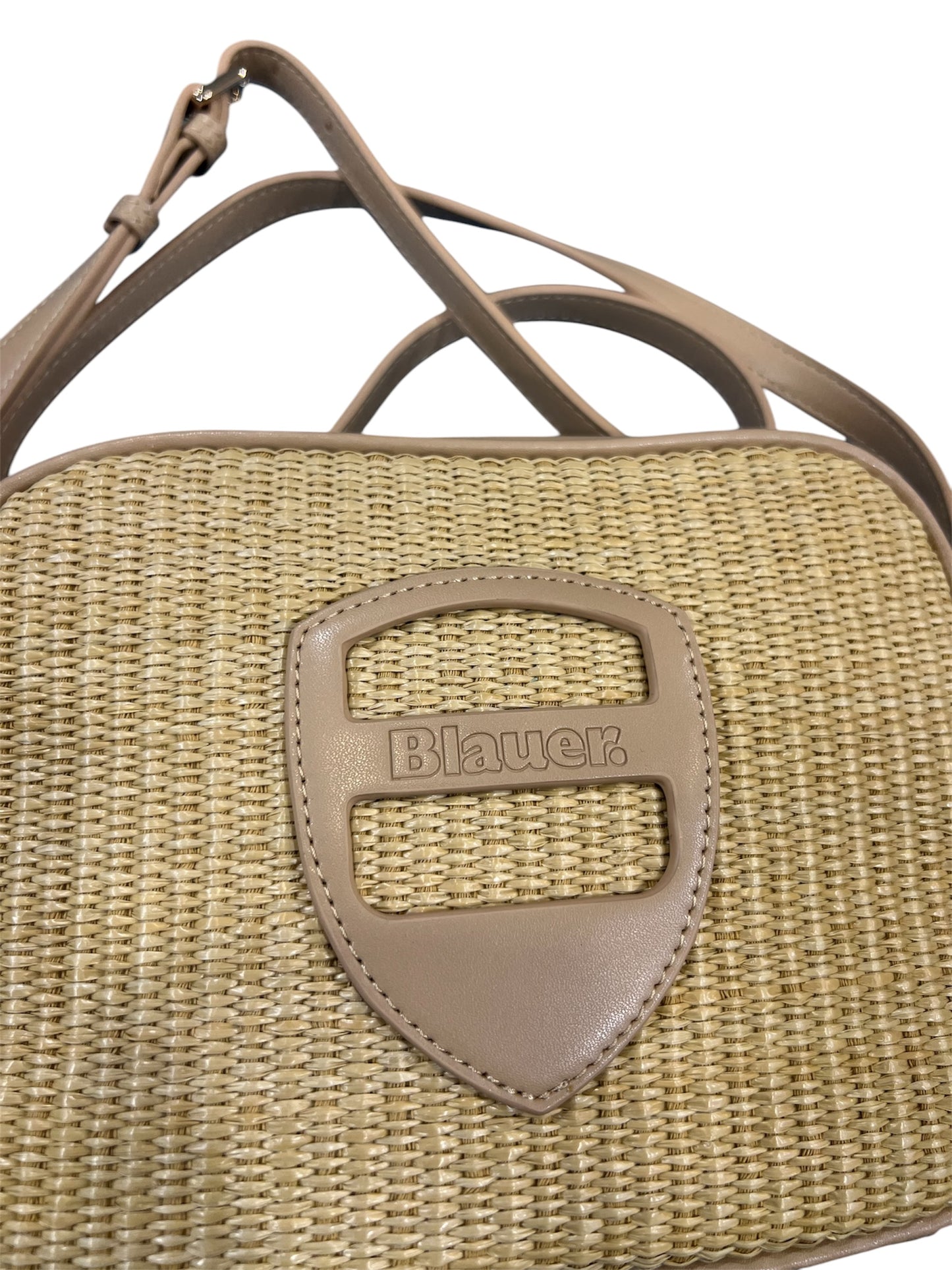 Mini bag in raffia - Blauer