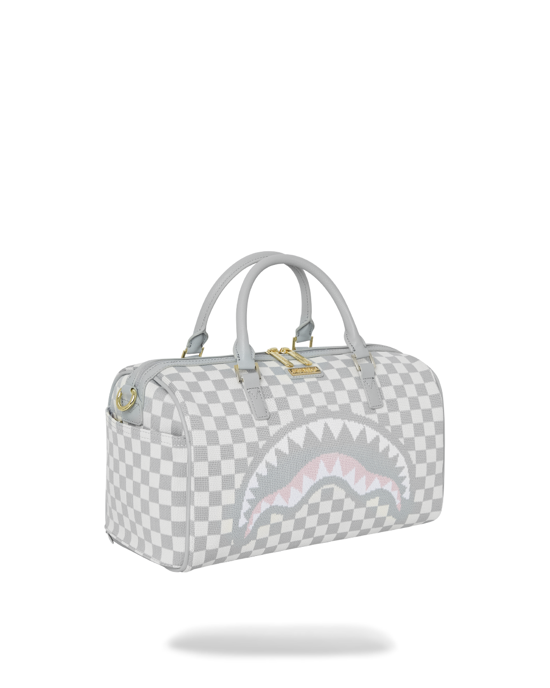 Bauletto knit shark in paris in cream mini duffle - Sprayground
