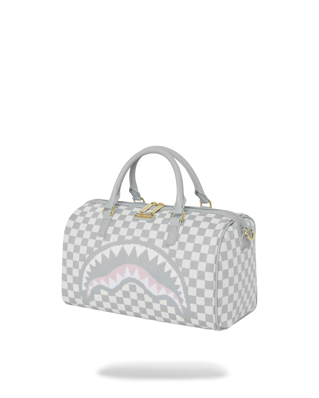 Bauletto knit shark in paris in cream mini duffle - Sprayground