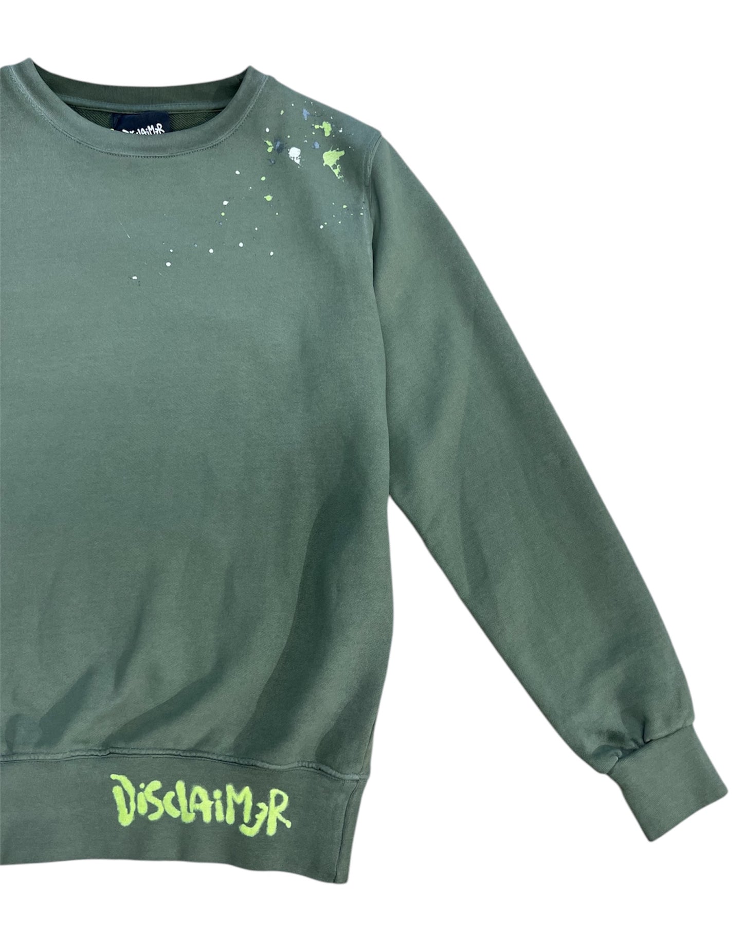 Felpa con schizzo vernice - Disclaimer