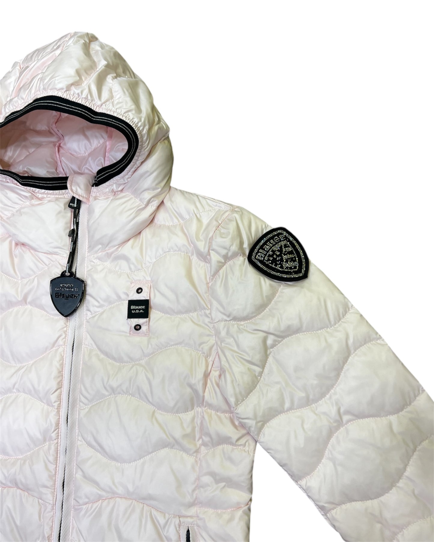 GIACCA CON CAPPUCCIO ELLIS ROSA - Blauer