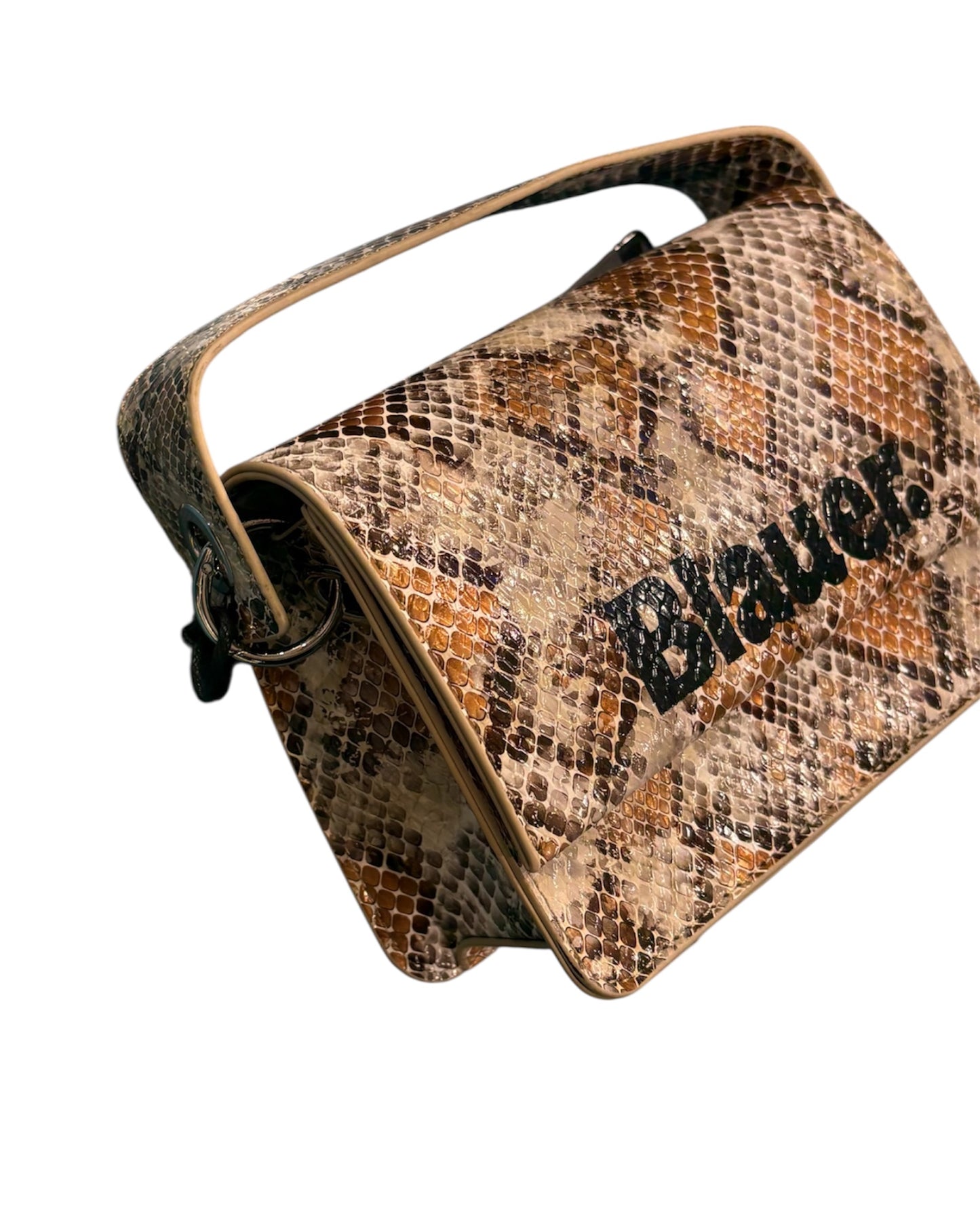 Borsa pitonata - Blauer