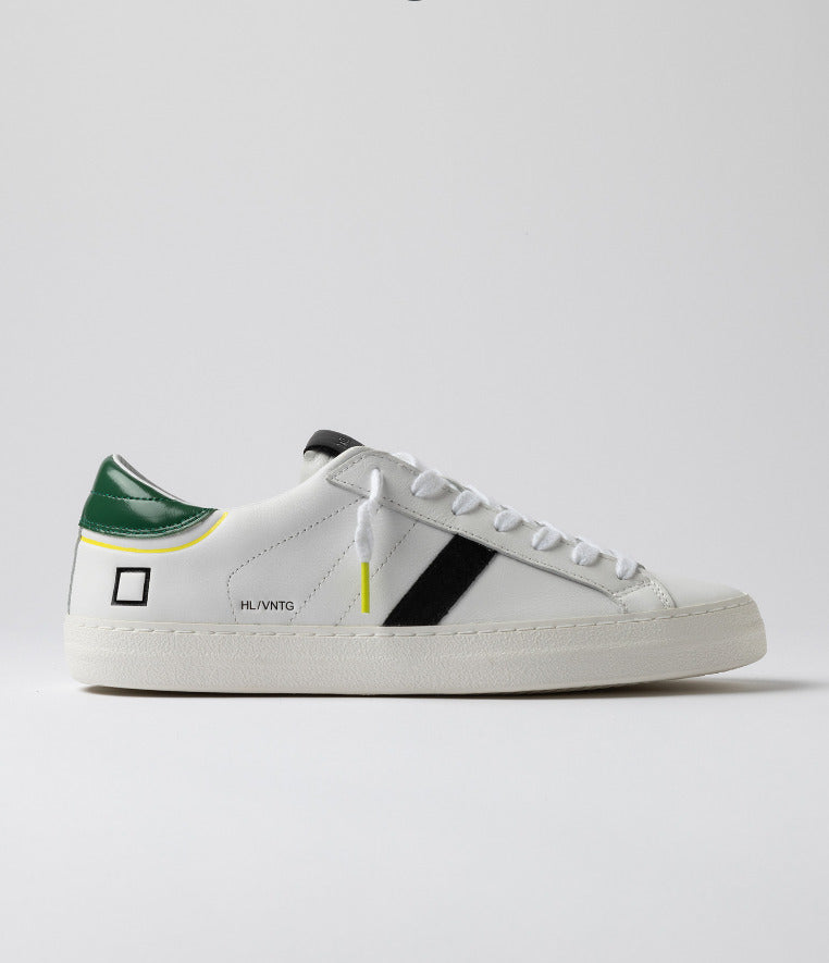 HILL LOW VINTAGE CALF WHITE-GREEN - D.A.T.E