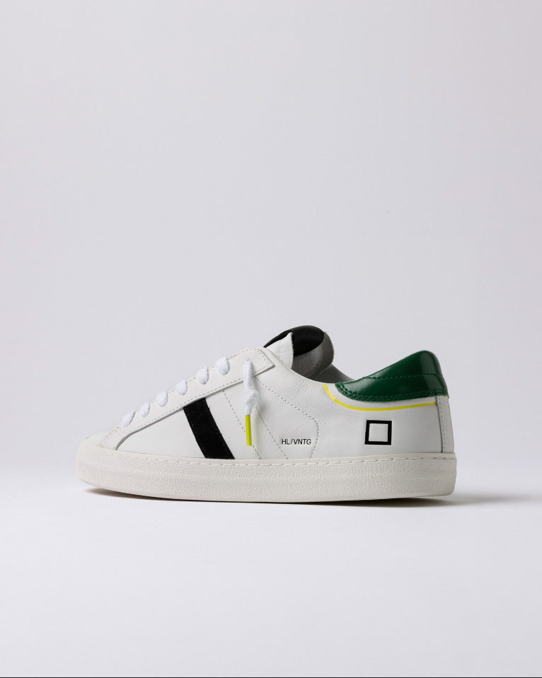 HILL LOW VINTAGE CALF WHITE-GREEN - D.A.T.E
