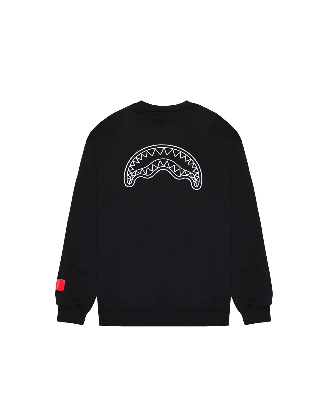 Patch in similpelle goffrata felpa SPRAYGROUND BASIC CREWNECK