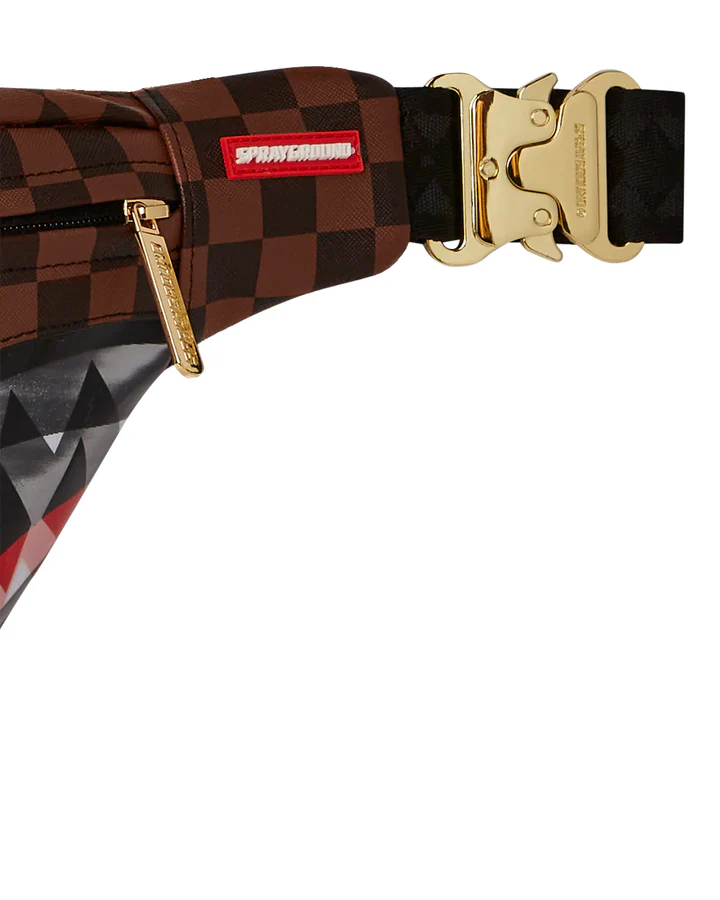 Marsupio SHARKS IN PARIS LENTICULAR CHOMP CROSSBODY SAVVY - Sprayground