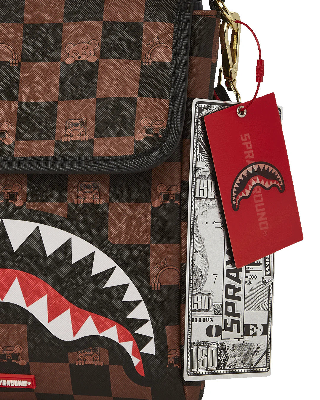 PEEKING CHARACTER CHECK MESSENGER SLING - Sprayground