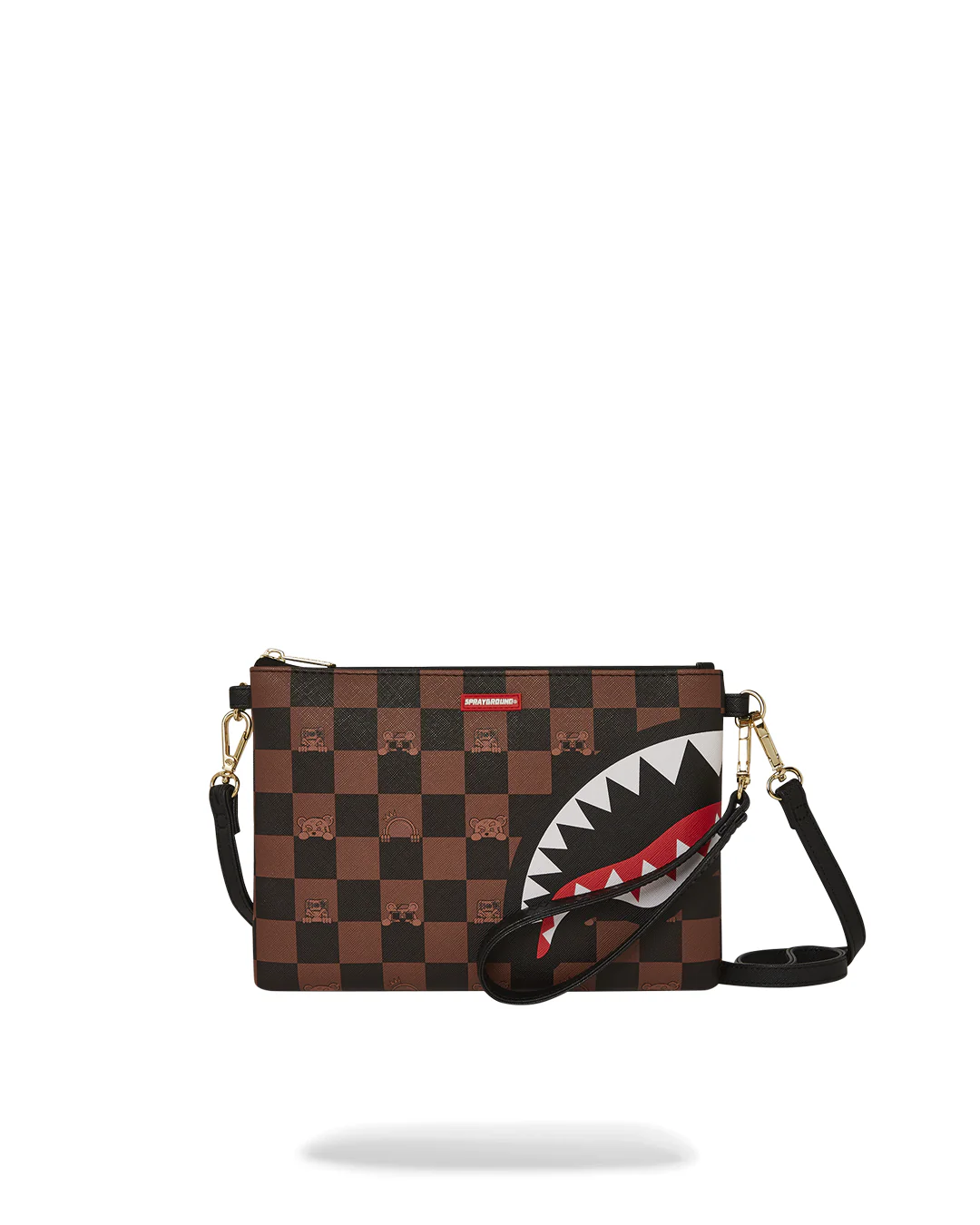 PEEKING CHARACTER CHECK POUCHETTE - Sprayground