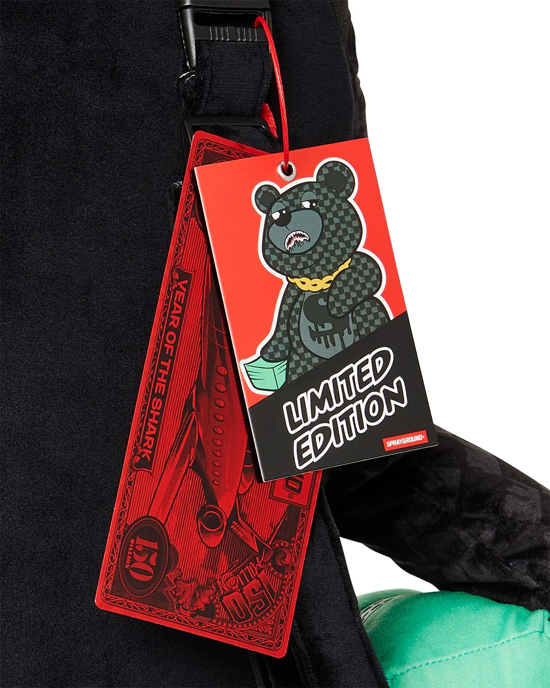 Zaino DRIPPING SHARKS IN PARIS MONEYBEAR TEDDY BEAR - Sprayground