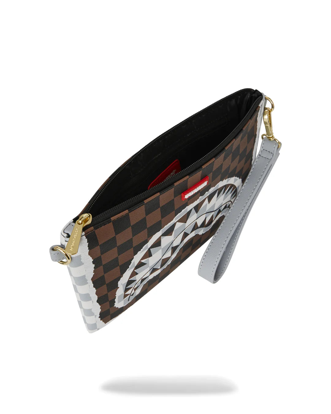 Pochette CREAM AND BROWN TEAR CHECK CROSSOVER - Sprayground