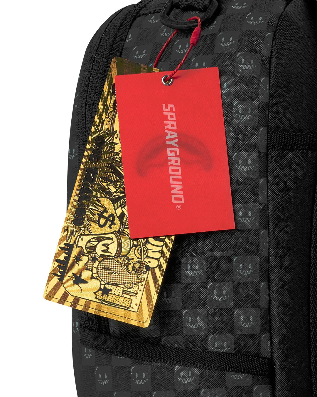 Zaino Sharks In Paris WTF Bubbly Black Check Backpack Sprayground