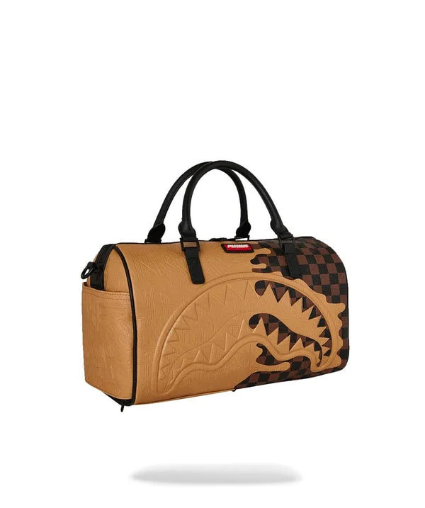 Borsa Sprayground Henny Melt Mini Duffle Marrone