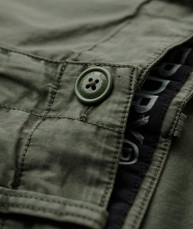 Pantaloni cargo a gamba dritta e vita bassa - Superdry