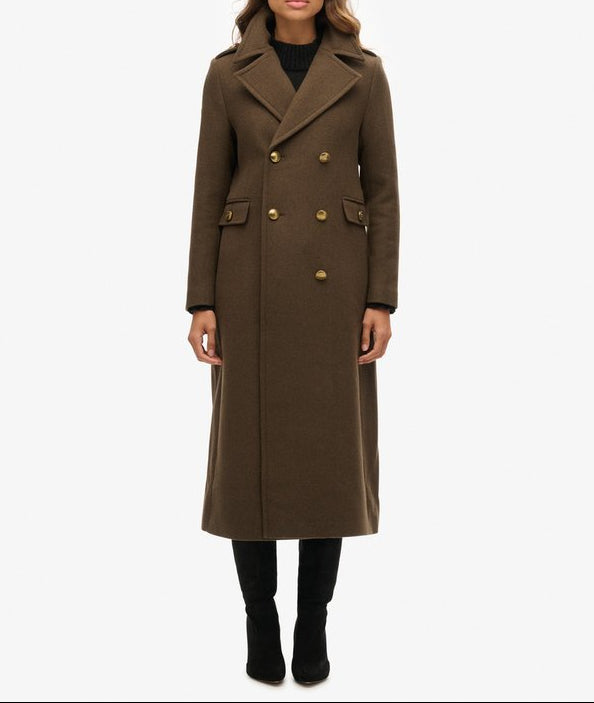 Cappotto Doppiopetto in Misto Lana - Superdry