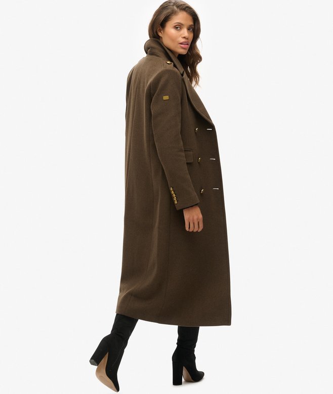 Cappotto Doppiopetto in Misto Lana - Superdry