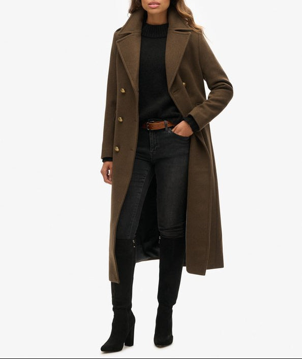 Cappotto Doppiopetto in Misto Lana - Superdry