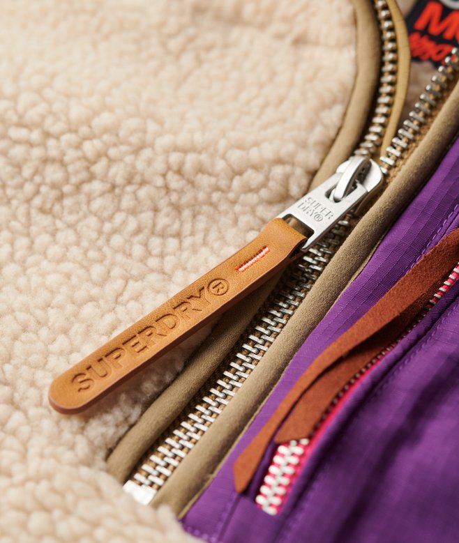 Maglione in pile Vintage Retro a mezza zip - Superdry