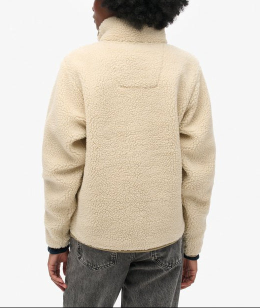 Maglione in pile Vintage Retro a mezza zip - Superdry