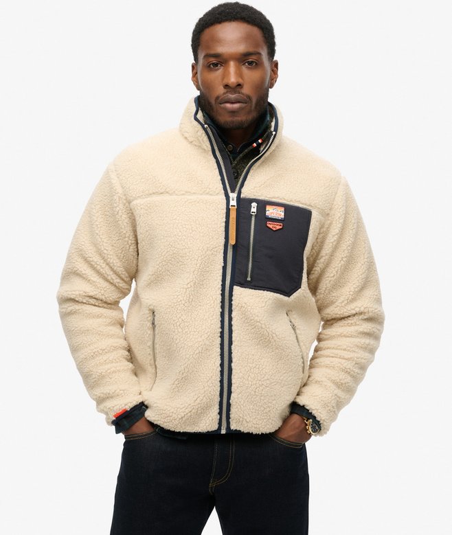 Giacca in Pile Borg Vintage Retro - Superdry