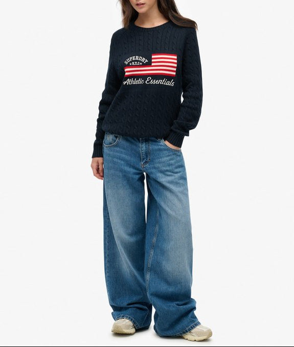 Maglione Cable Flag - Superdry