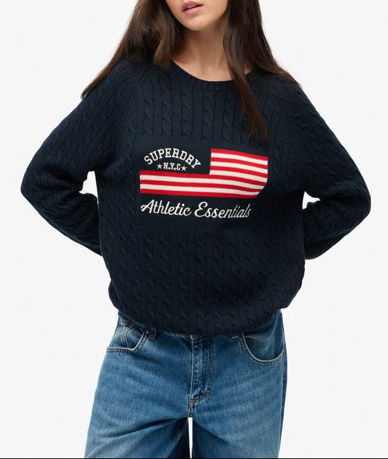 Maglione Cable Flag - Superdry
