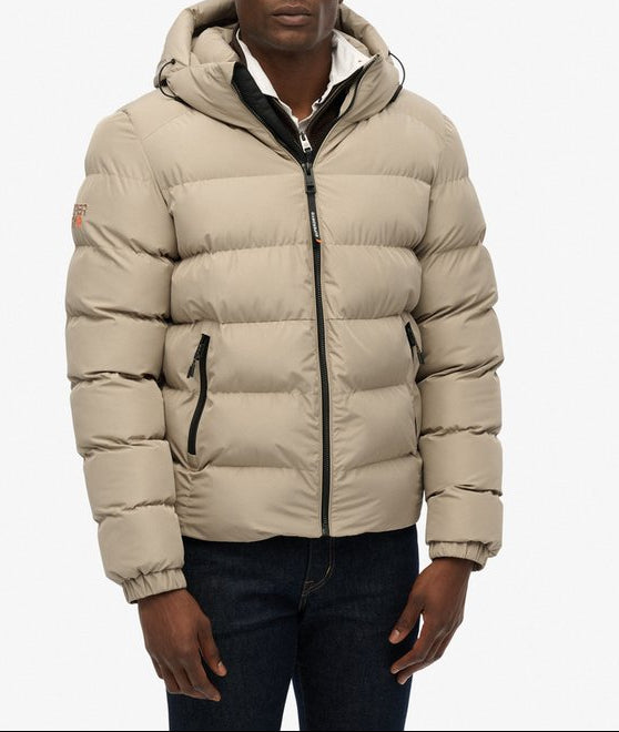 Giacca Puffer con Cappuccio - Superdry
