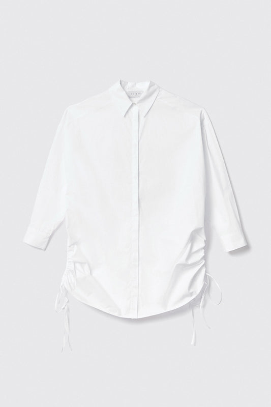Camicia over con manica a kimono e ricamo - Gaëlle