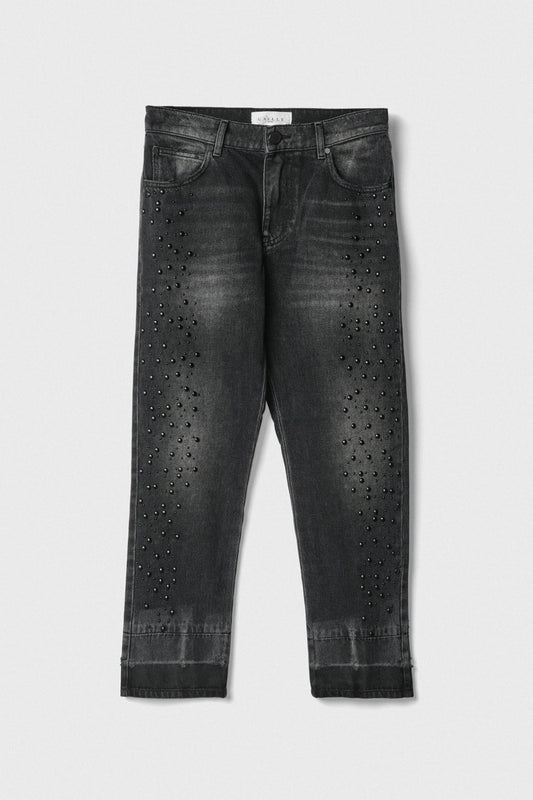 Jeans Boy Slim Con Borchie- Gaëlle Paris