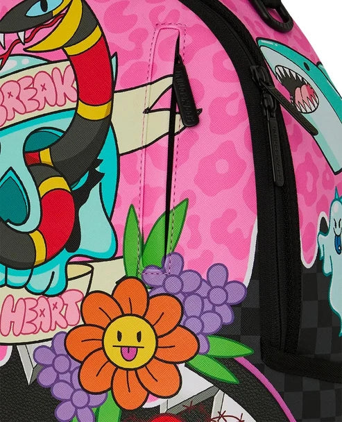 Zaino Sprayground WTF Punk Rock Chick Backpack Fucsia