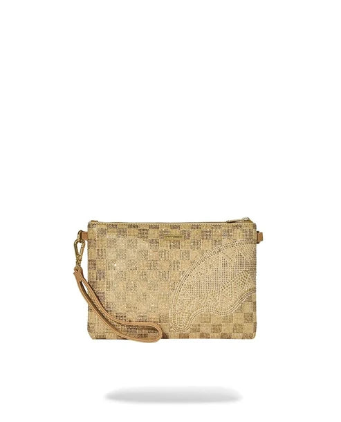 Pochette Sprayground 2 Tone Gold Trinity Crossover Clutch Oro