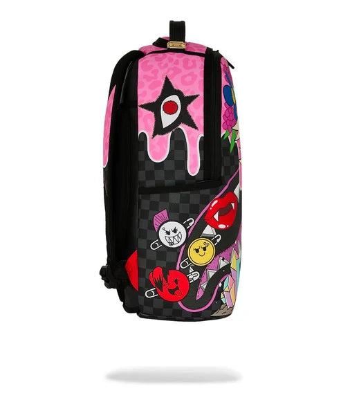 Zaino Sprayground WTF Punk Rock Chick Backpack Fucsia