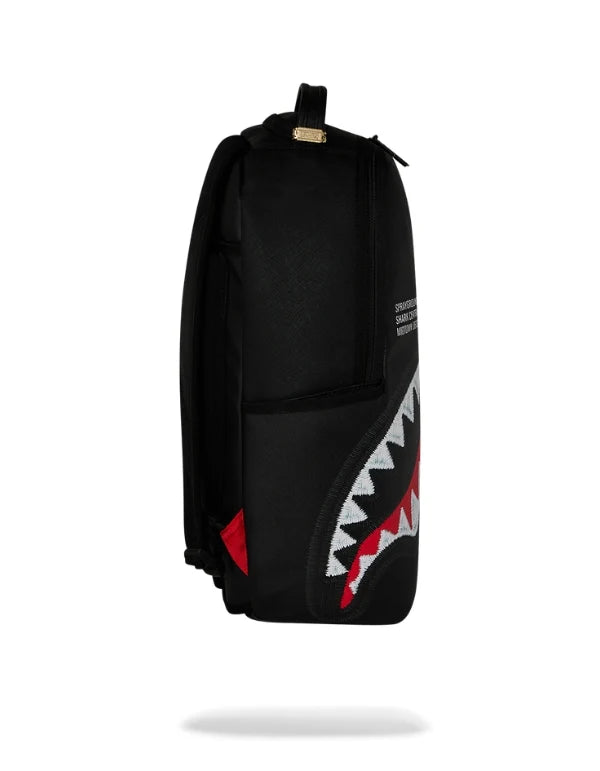 Zaino Sprayground Shark Central Black Embroidered Shark Backpack