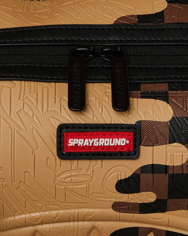Borsa Sprayground Henny Melt Mini Duffle Marrone