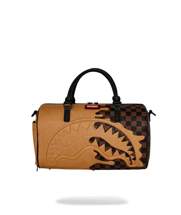 Borsa Sprayground Henny Melt Mini Duffle Marrone