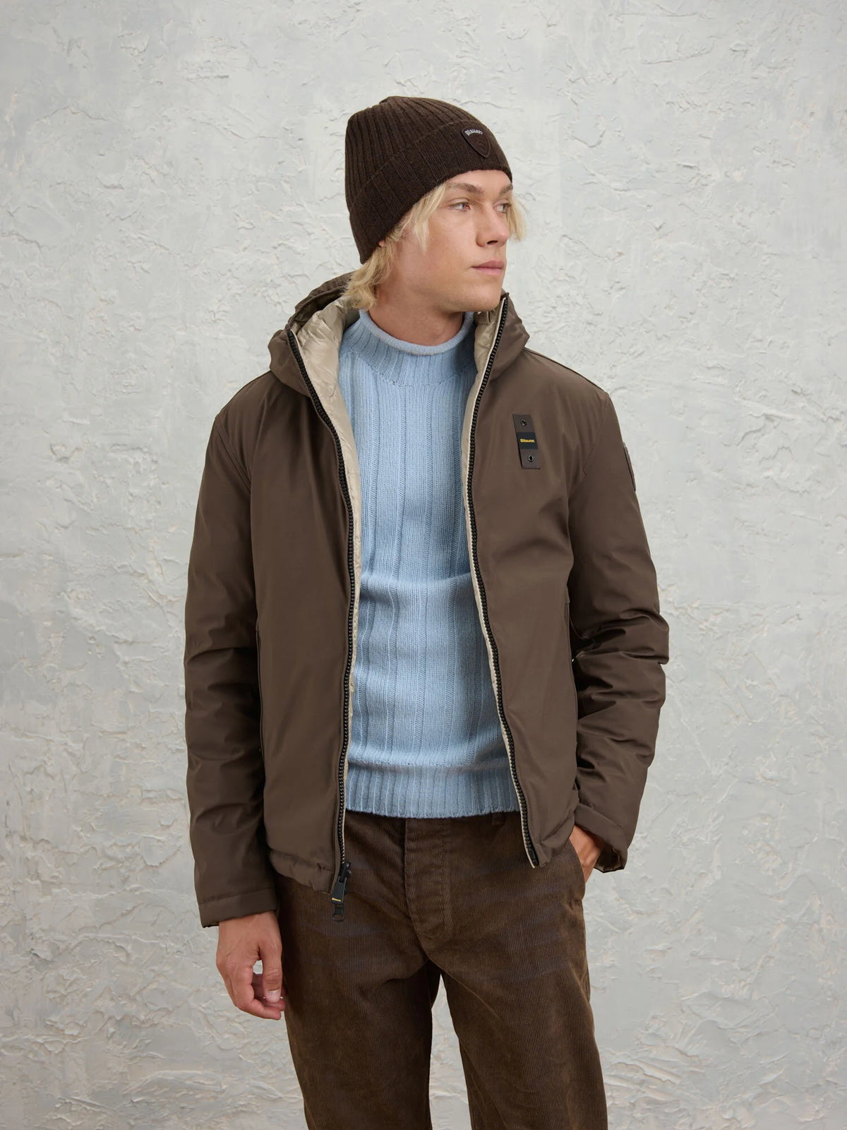 Piumino Reversibile BALLARD marrone