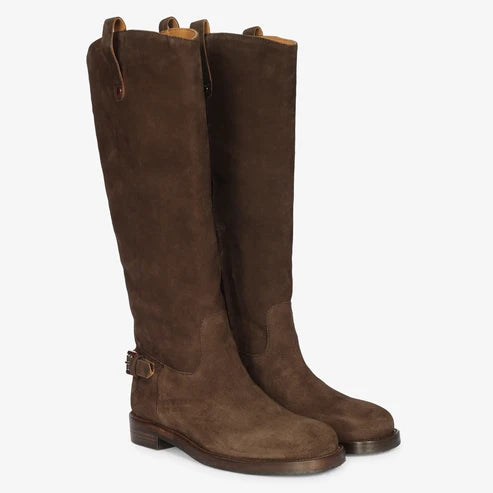 EMANUELLE VEE ROYAL 412-15 STIVALE IN PELLE MARRONE
