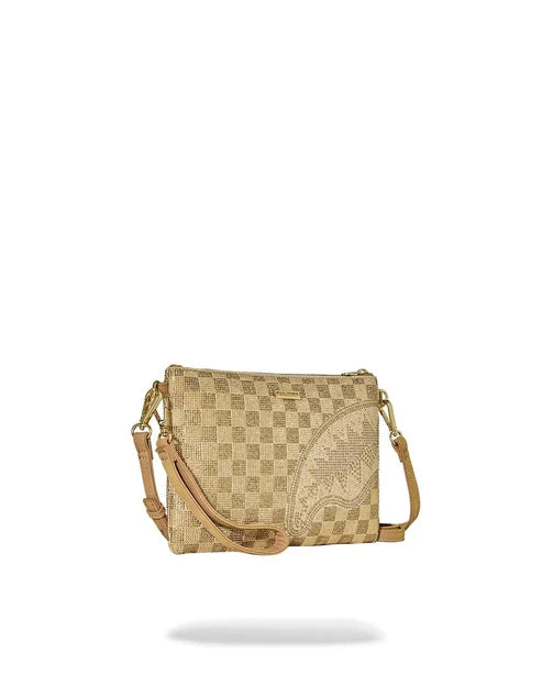 Pochette Sprayground 2 Tone Gold Trinity Crossover Clutch Oro