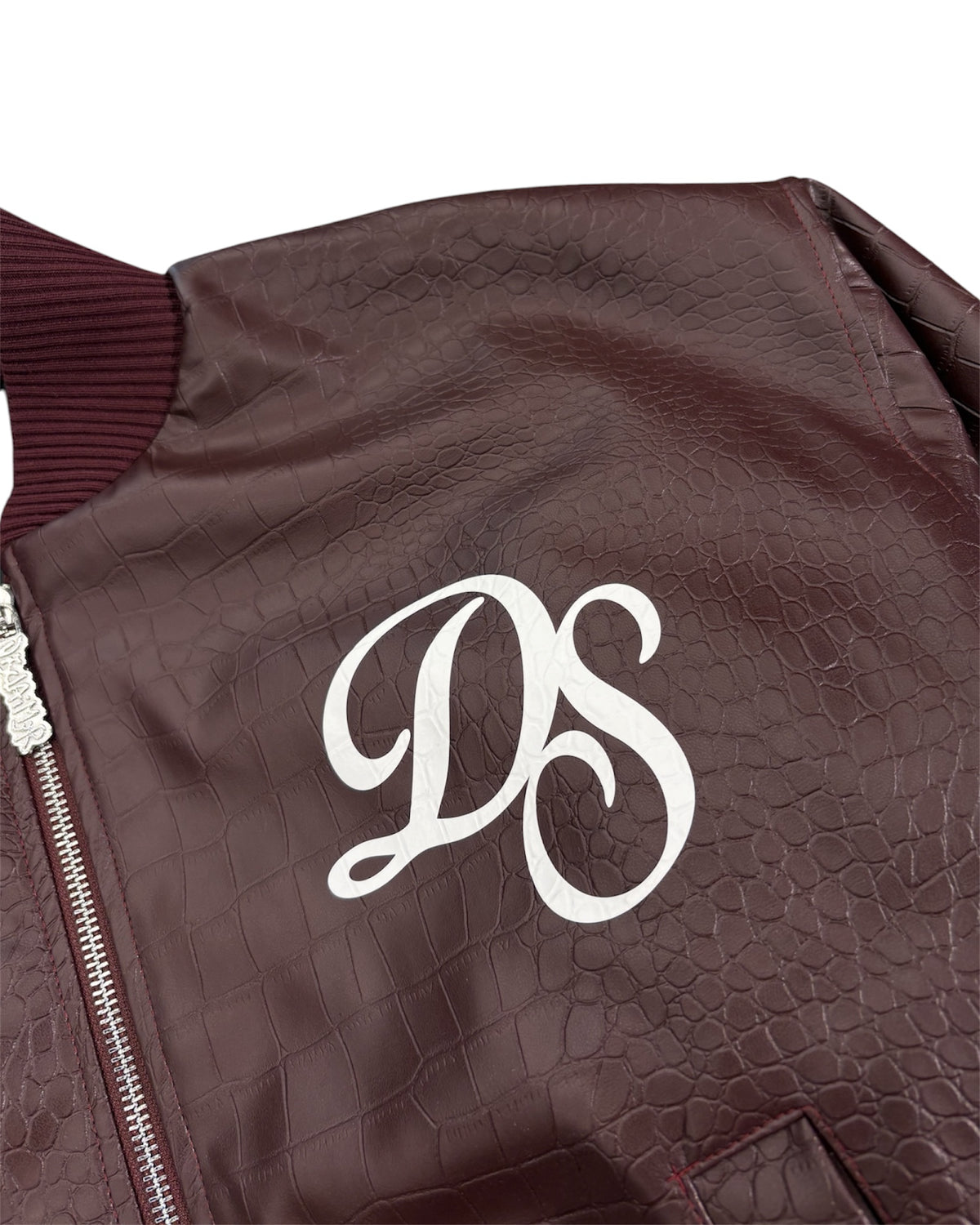 Bomber Donna DISCLAIMER Cropped Bordeaux