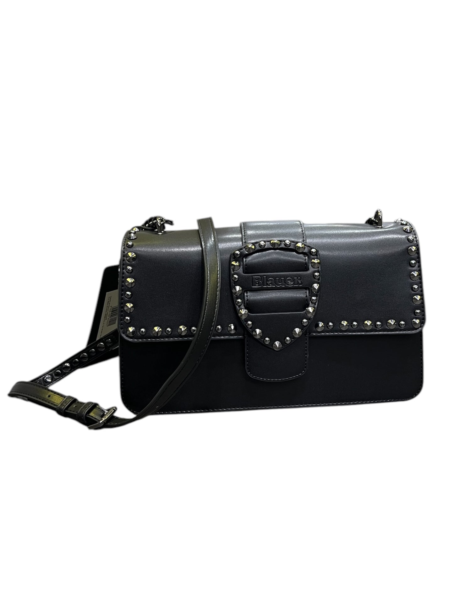 Borsa con borchie - Blauer