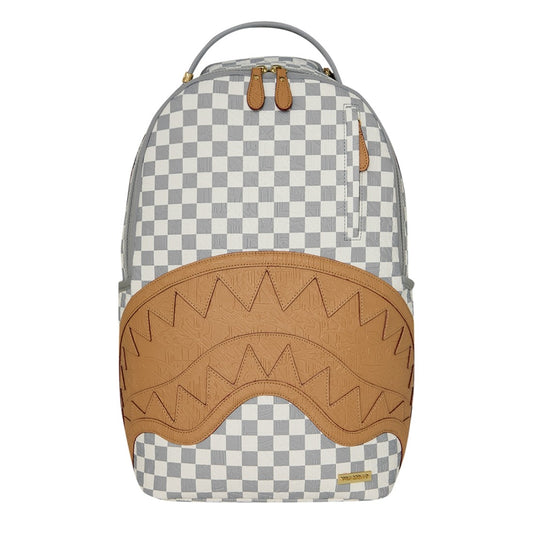 Zaino Sprayground Embossed Cream Check
