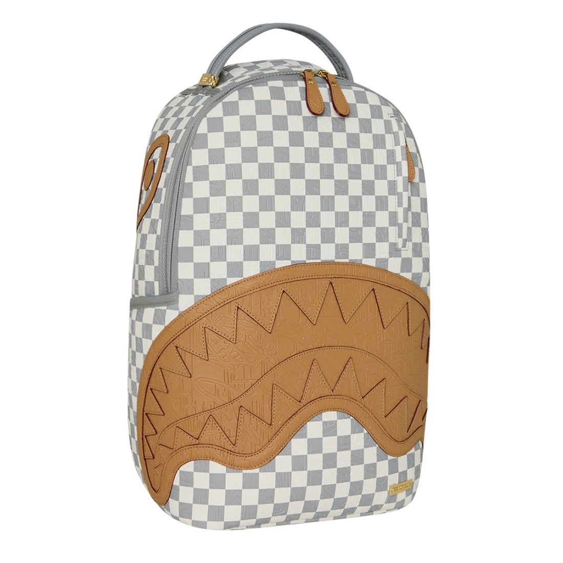 Zaino Sprayground Embossed Cream Check