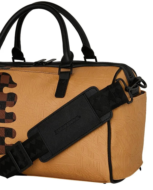 Borsa Sprayground Henny Melt Mini Duffle Marrone
